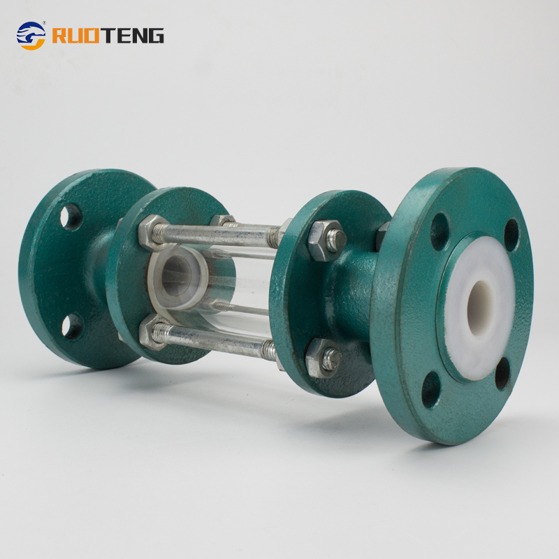 [Ruoteng] Top-Quality Industry PTFE ANSI 150lb 1.6MPa Wcb Glass Tube Flange Mirror Sight Glass