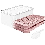 Форма для льда силиконовая с крышкой, 48 ячеек