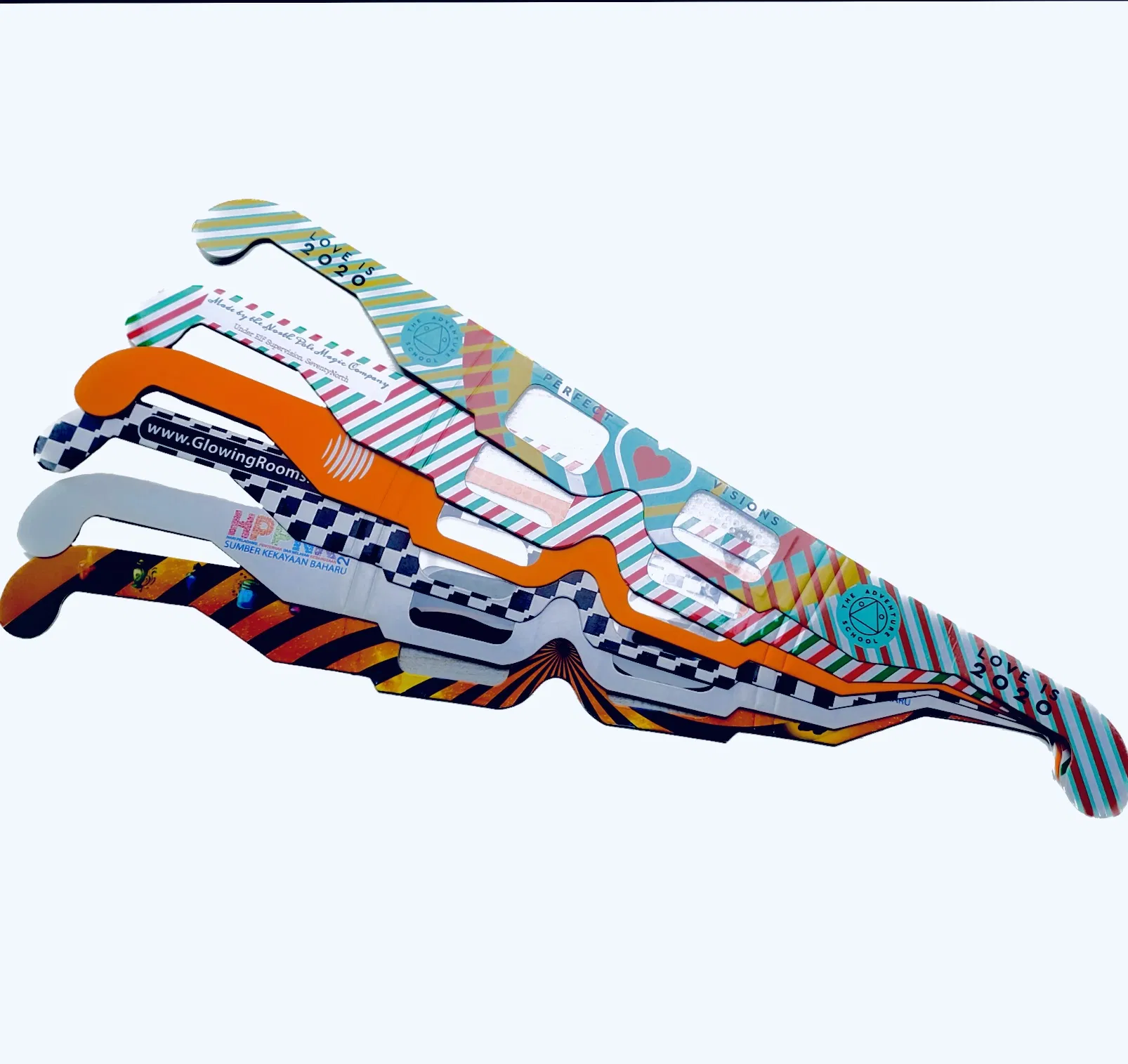 OEM Factory Paper Glasses Custom Printed Chromadepth Glasses