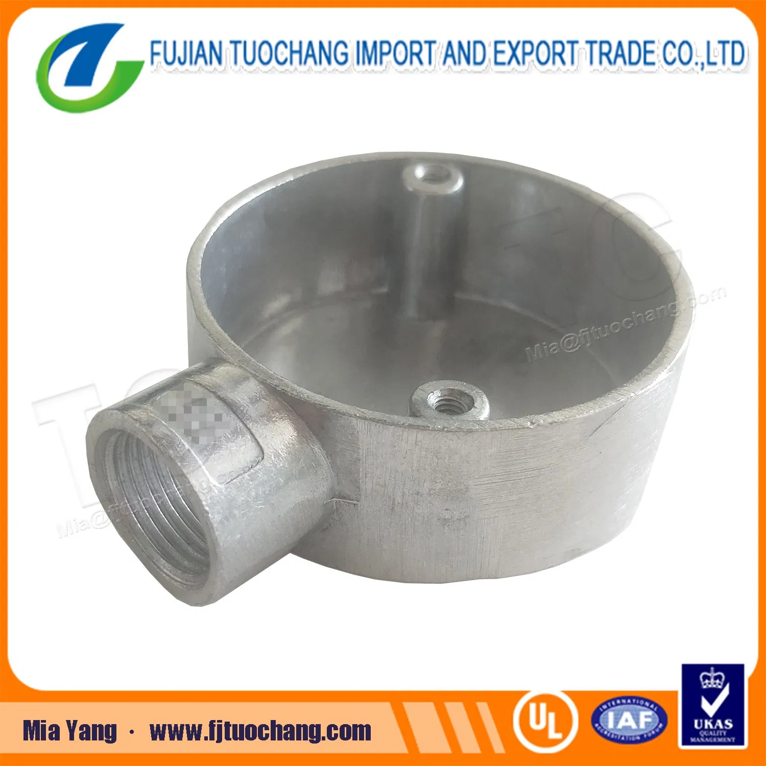 Termal Type Forged Electrical Conduit Fittings Circul Box