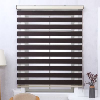 Imitation Linen Zebra Blinds Ready Made Roller Shades Day and Night Roller Blinds Dou Roller Blinds Finished