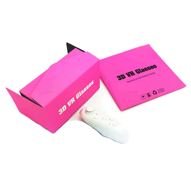 Promotional Items with Logo Custom Cardboard Vr 3D Glasses Vr Headsets Branded Google Cardboard 3D Virtual Reality Video Glasses