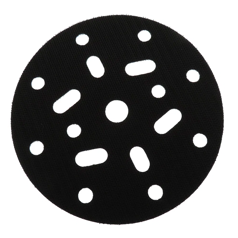 6inch 150mm Hook and Loop 8+6/8+1 Holes Black Interface Pad Protection Disc for Sanding Polishing Power Tools Accessories