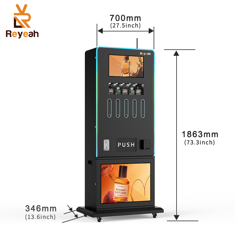 Fragrance Vending Machine Multi-Function Perfume Vending Machine on Sale with Smell Test Functlon