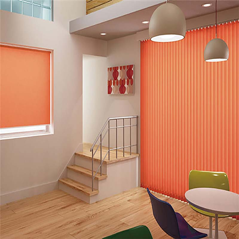 Popular Colorful PVC Vertical Blinds New Design Venetian Large Size Blinds