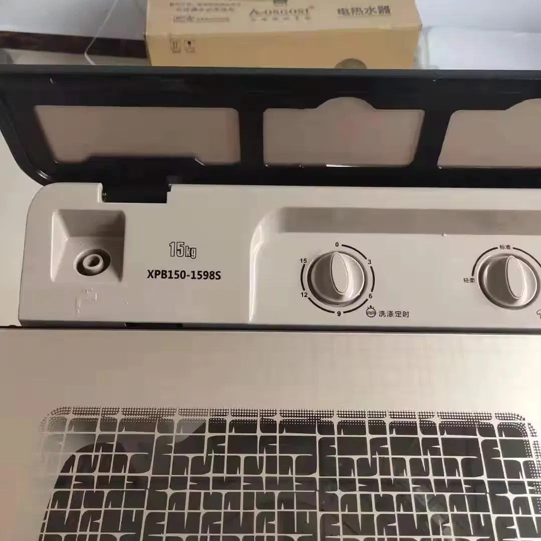 15kg Top Load Semi-Automatic Laundry Washing Machine for Home