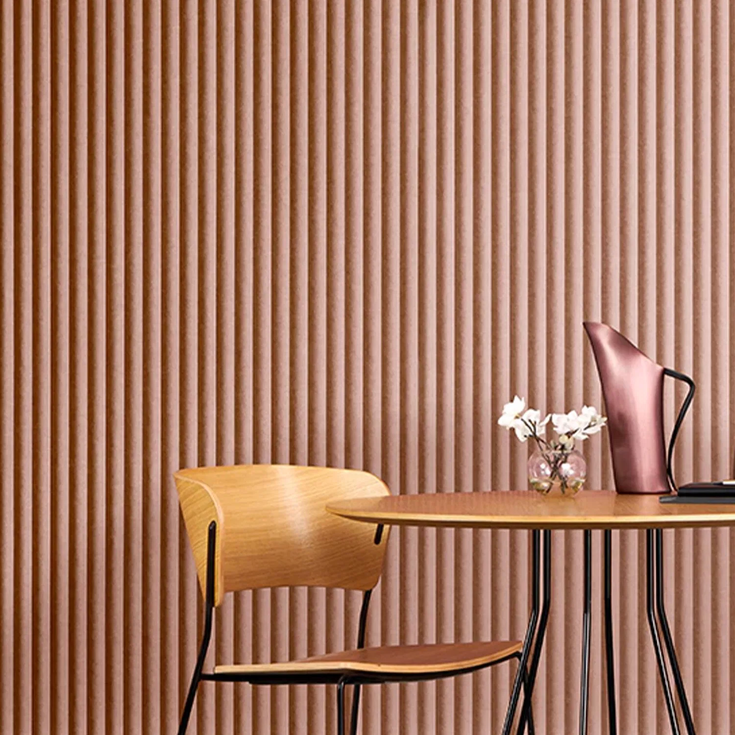 Moistureproof Acousticpanel Kuswave 3D Pet Lightweight Easy Install