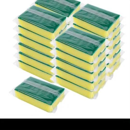Kitchen Cleaning Cloth Abrasive Green Scourer Pad 200*100 in Bulk Packing