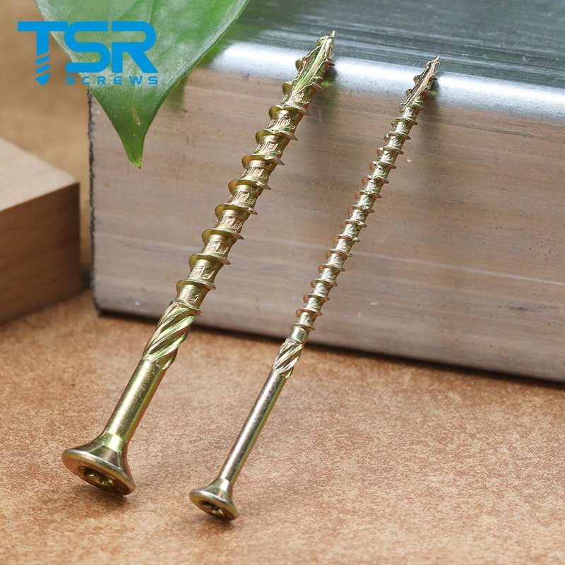 TSR/Tsingri Sawed Teeth Torx Drive T17 tCutting Point Flat Ribbed Head Self Tapping Decking Screws