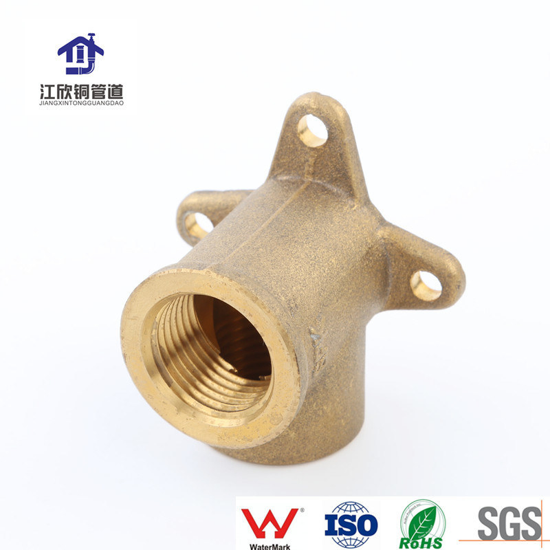 Brass Lugged F Elbow Press Compression Thread Pipeline Fitting