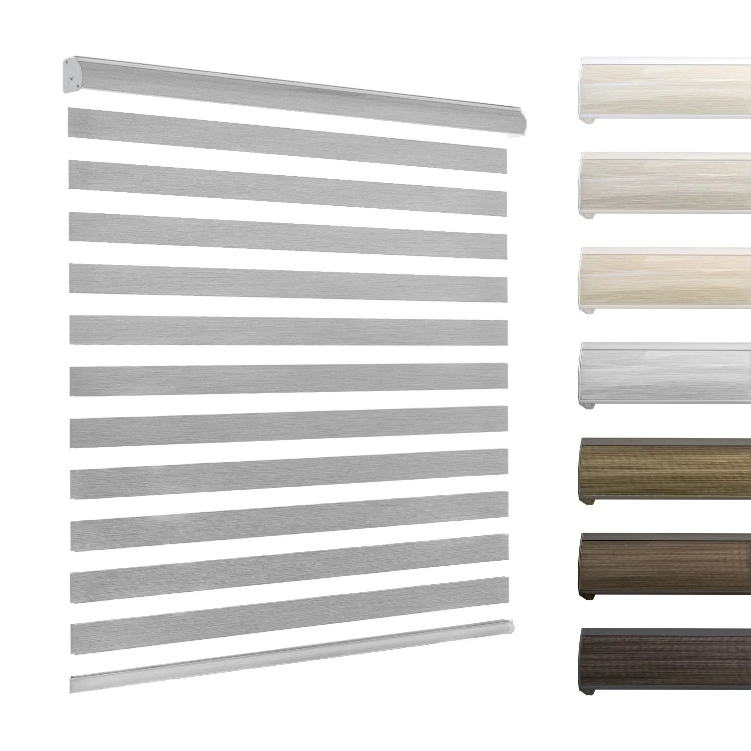 Sisheng Satisfaction Zebra Roller Shades by Wired Motor of 100% Ployester Yzg