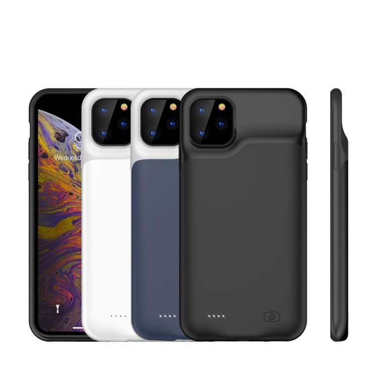 Colorful 5000mAh for Apple iPhone 14, 13, 12, 11 Smart Battery Case with Wireless Charging
