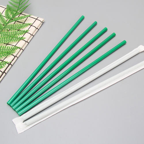 Colored Compostable PLA Straw, Food Contact Safe Biodegradable Straw