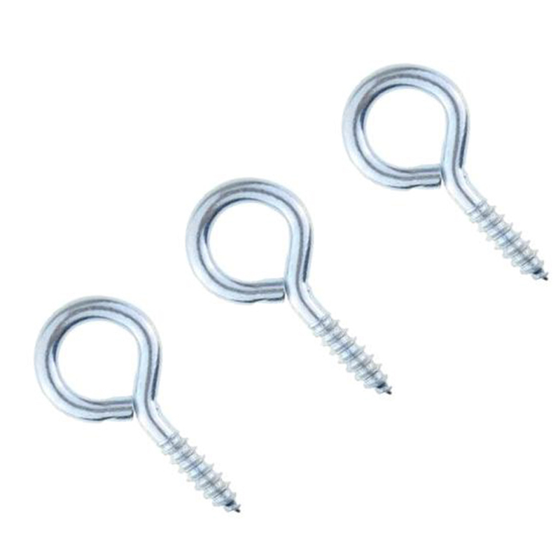 Steel Metal Eye Screw Hook for Keychain Findings