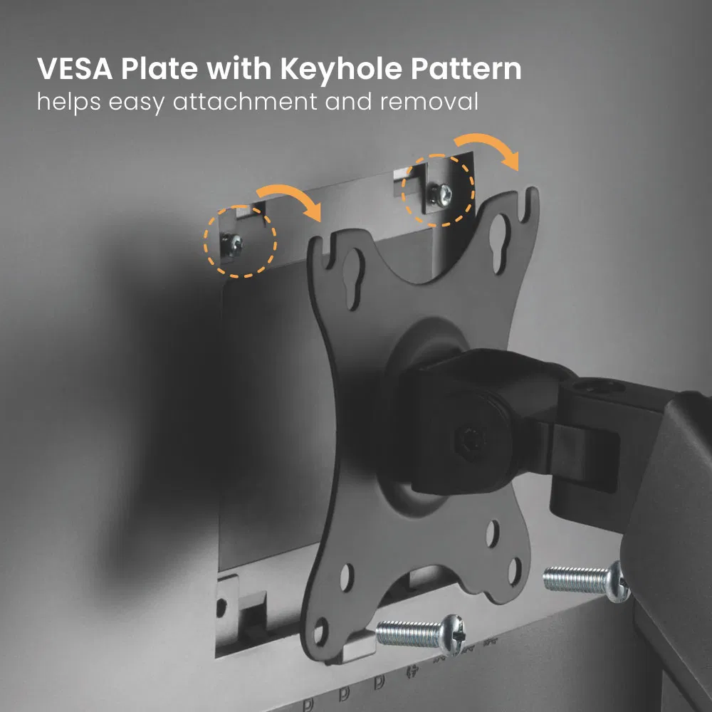 Кронштейн для монитора LUMI LDA32-112E, настенный, 17-32 дюйма