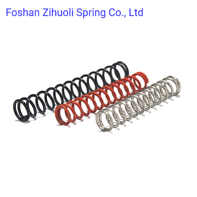 Small Custom Steel Coil Compression Springs Furniture Parts Guide Rail Track Conical Helical Spring