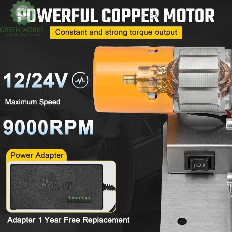 Best Mini Belt Sanders in 15 Degree Knife Sanding Machine, Electric Desktop Sanding Machine, 7 Adjustable Speed Buffer Polishing Machines