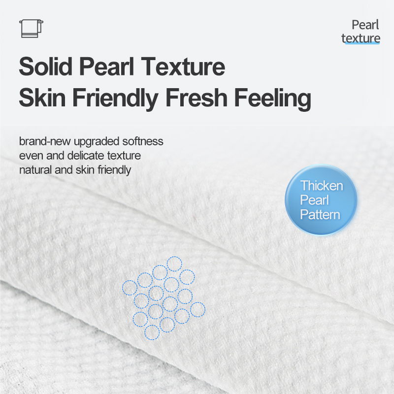Gentle Skin Care Solution, White Cotton Towel Face Towels, Disposable & Convenient