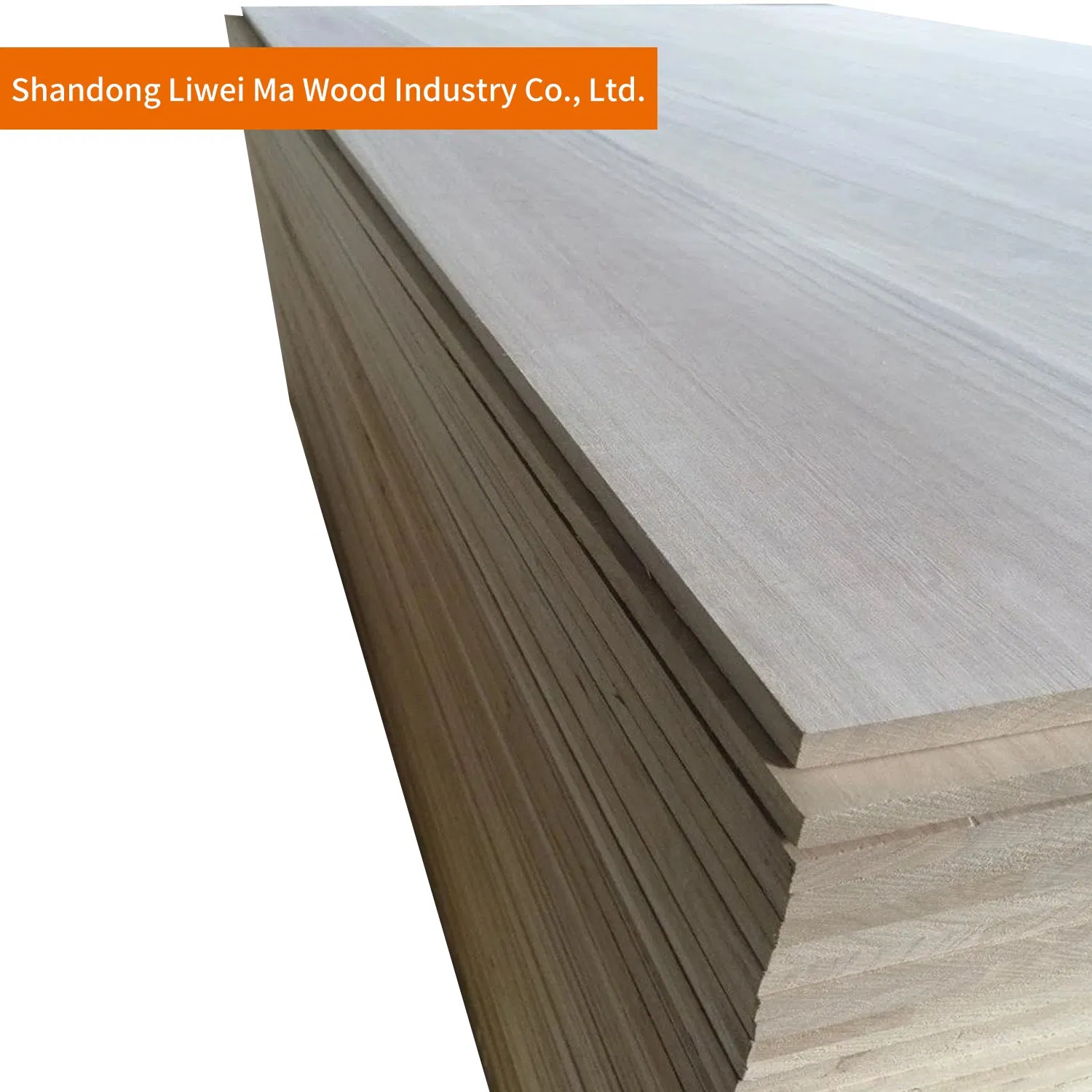 Solid Wood Board, Paulownia and Poplar 6-100 mm Finger Joint Wood Board Plywood