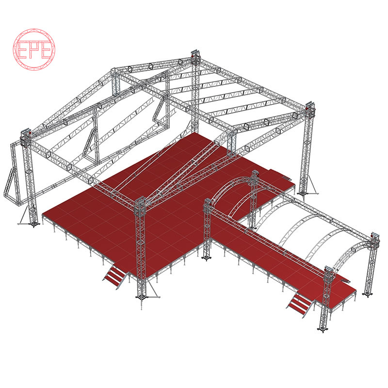 Aluminum Quick Assembly Frame Structure Lighting Stage Equipment Module Portable Stage for Wedding Exhibition Show