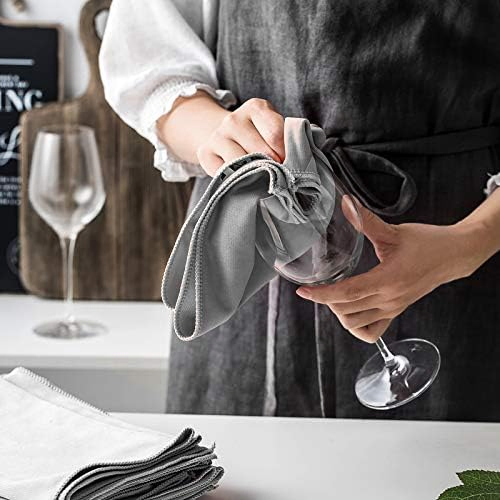 Microfiber Lint Free Rags Glass Window Cleaning Cloths Scratch Free Polishing Cloths