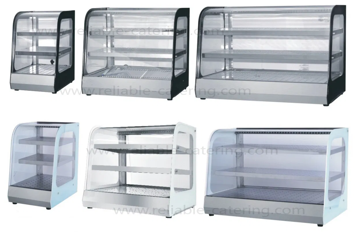 Glass Food Warmer Display Showcase Large Electric Luxury Restaurant Food Warmer Insulated Hot Food Display Warmer Buffet Commercial