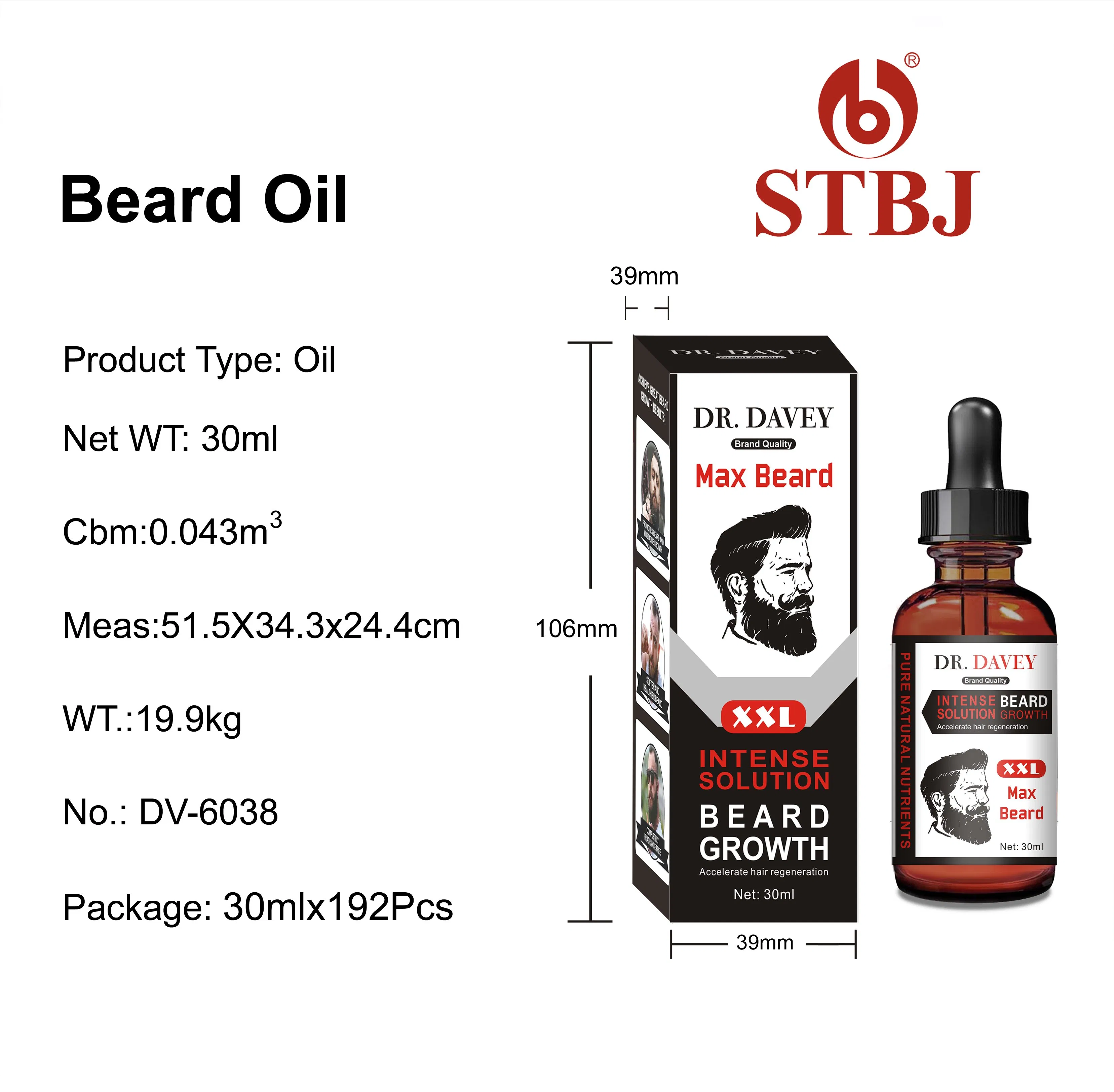 Dr. Davey Beard Oil Moisturizing Beard Growth Oil Soothe The Skin 30ml
