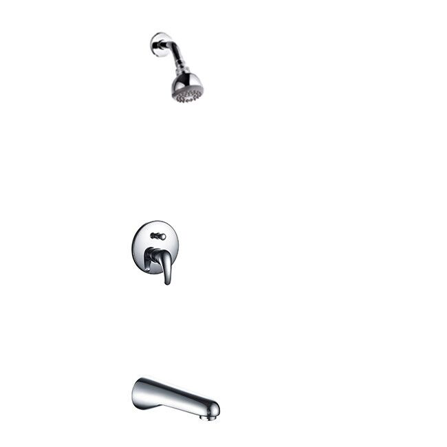 Encomic Chrome Concealed Installation Bath & Shower Mixer Faucet (E9904-1)