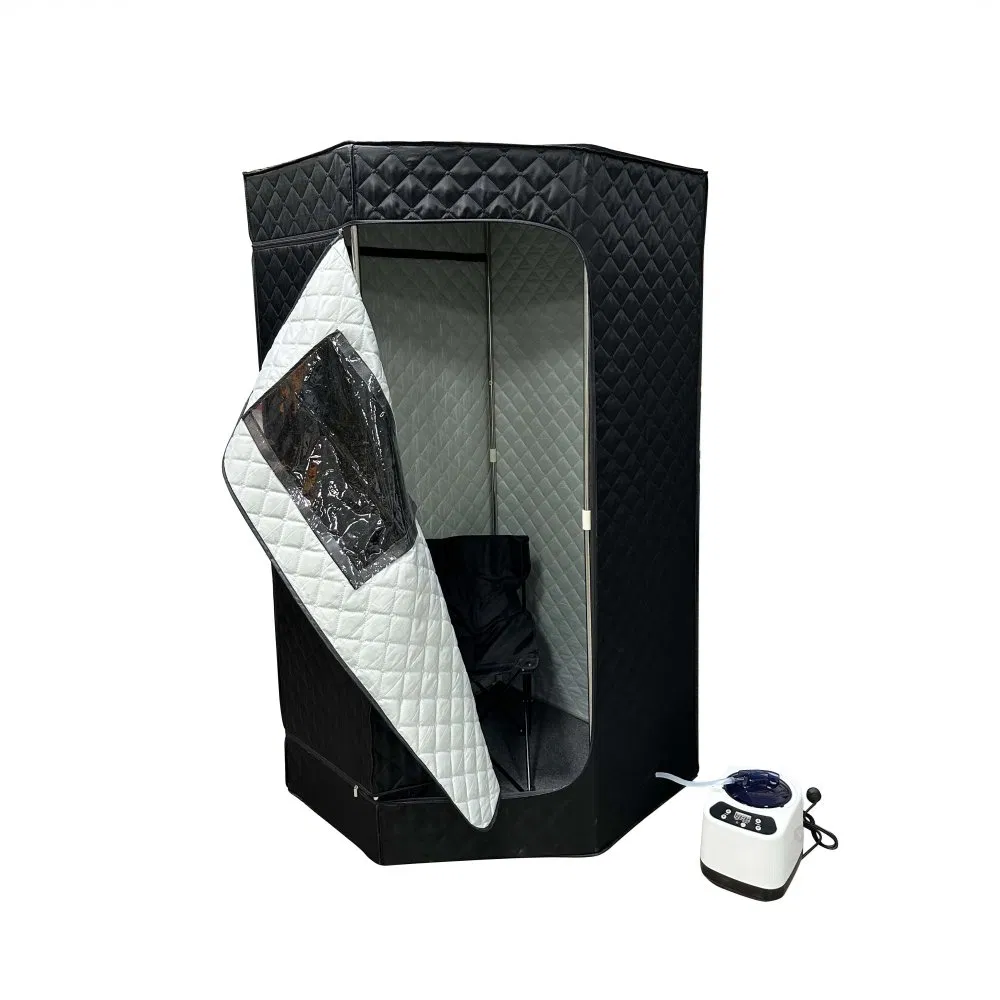 Folding Chair and 3L Steam Engine Included Sauna Room Outdoor Portable Sauna Tent