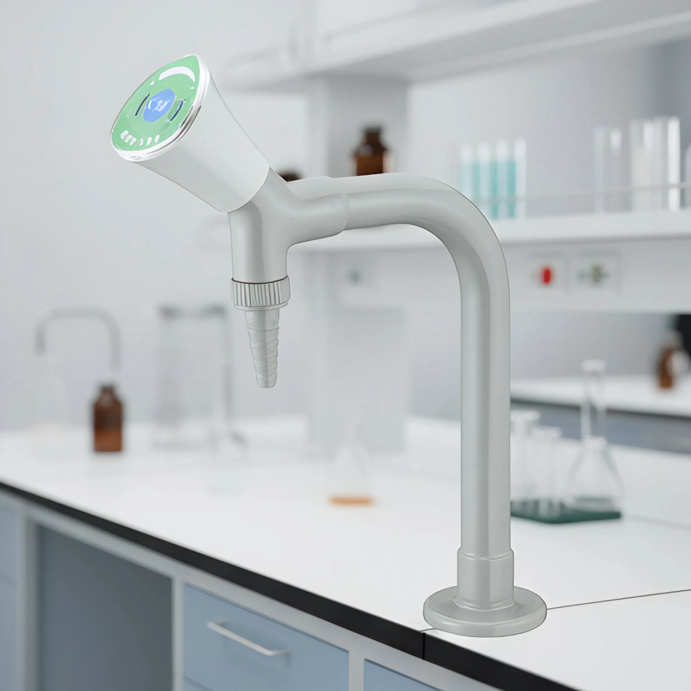 Лабораторный кран с одним изливом