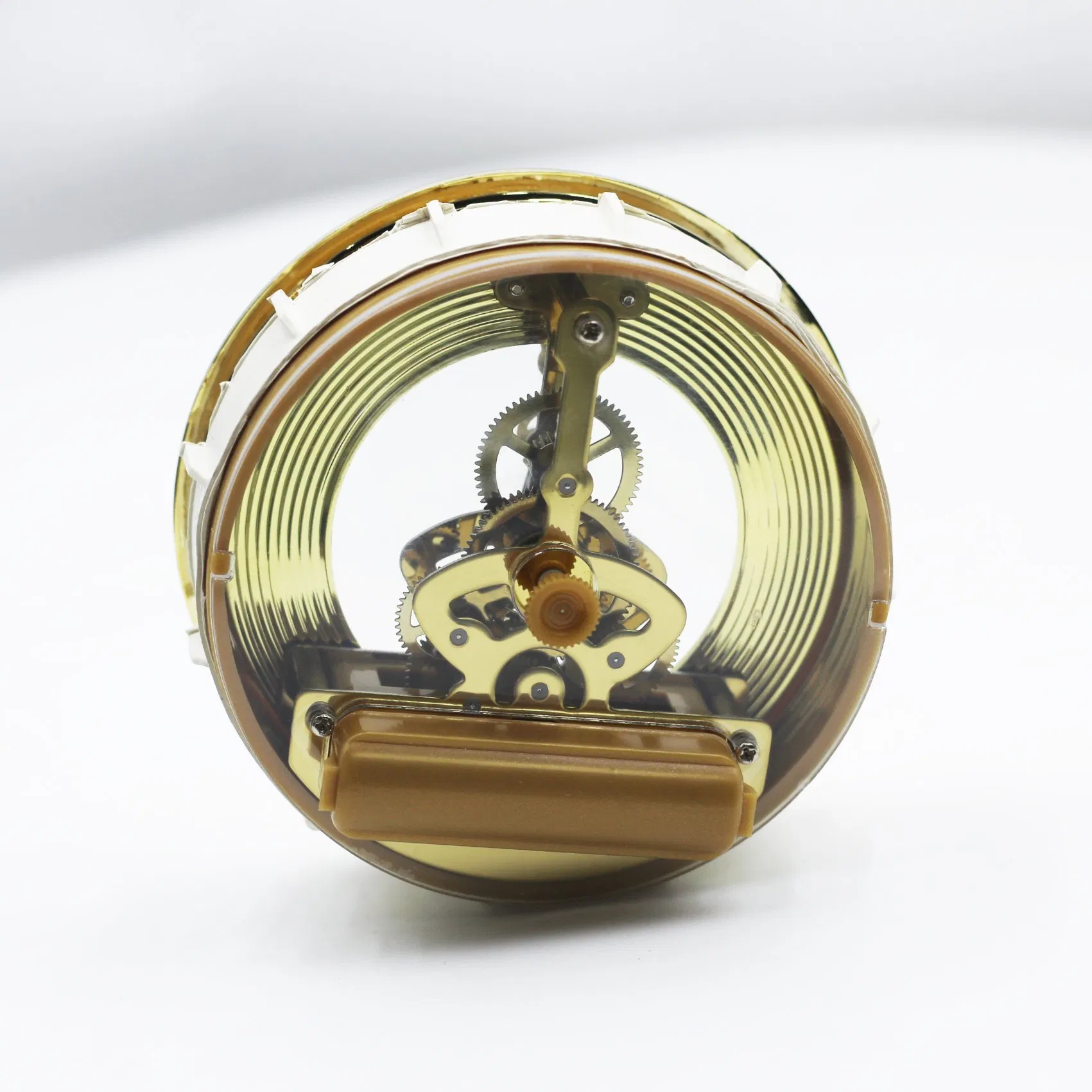 Battery-Powered Skeleton Quartz Movement with Adjustable Shaft for Thick Transparent Dials