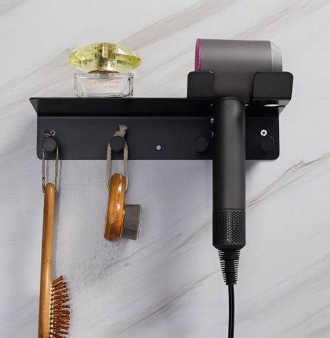 Hotel Household Using Brass Material Chrome Hair Dryer Holder