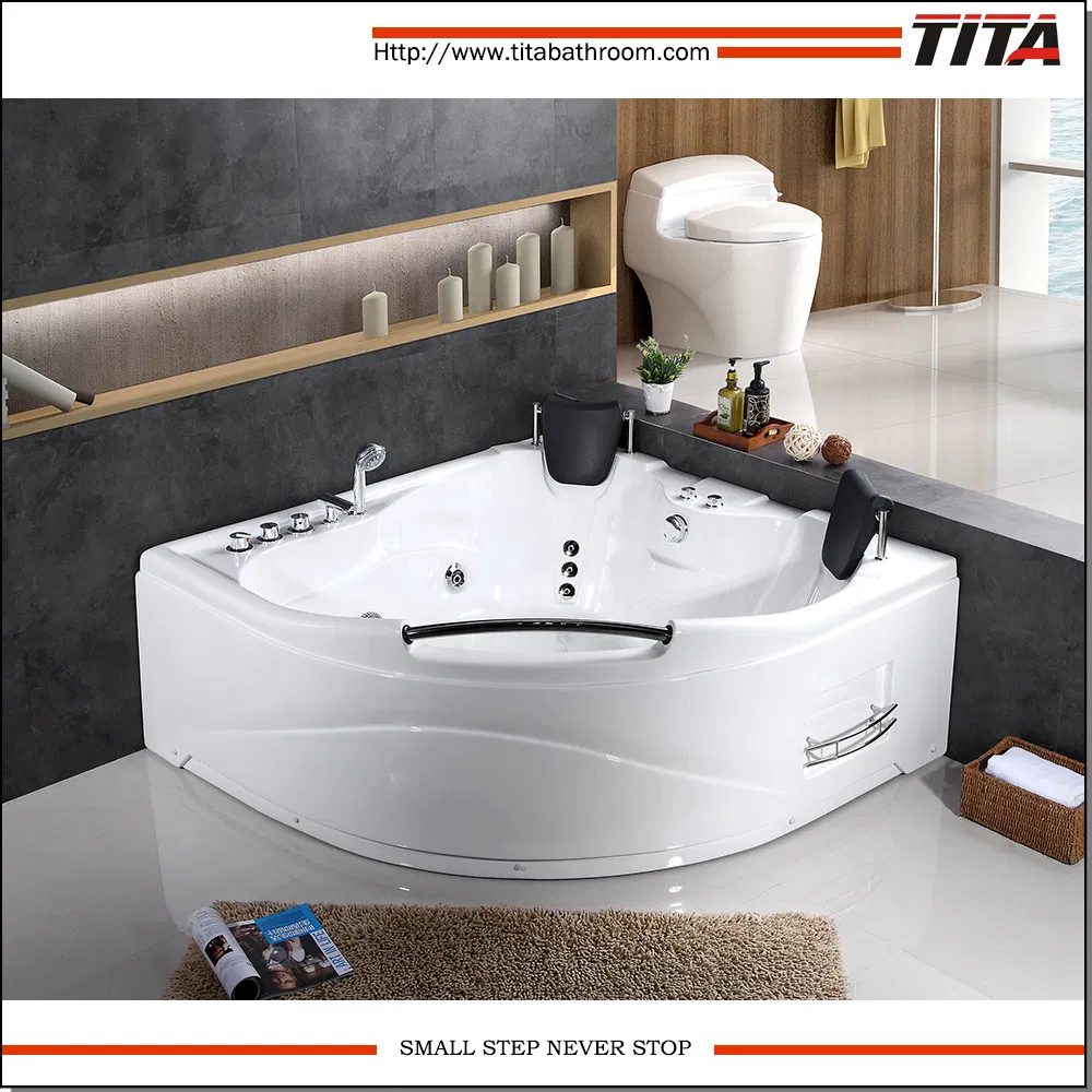 Угловая акриловая ванна TMB005 с гидромассажем