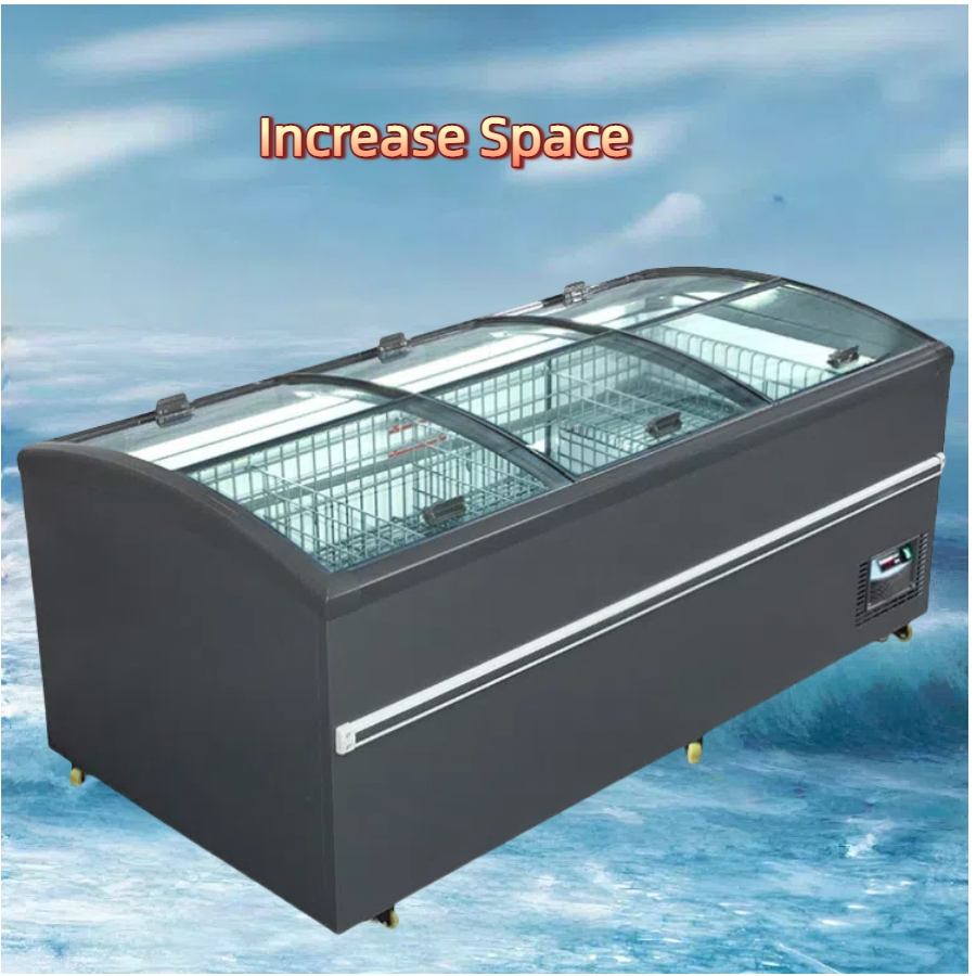 Space Optimized Horizontal Freezer with Efficient Cooler System