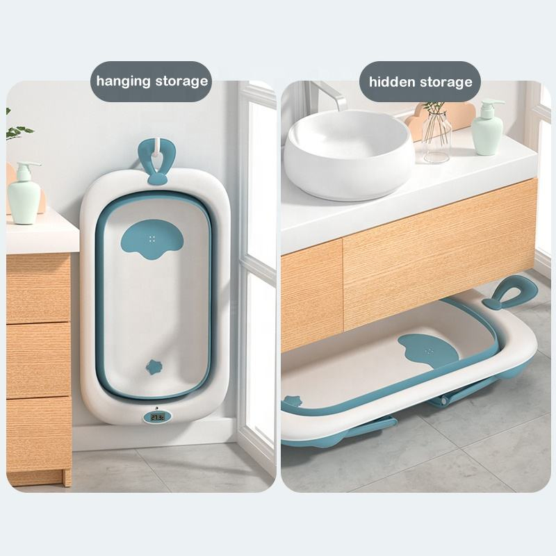 Customer Logo Collapsible Baby Bathtub for Kids