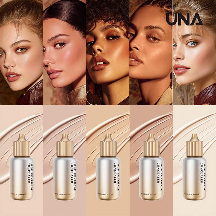 2025 Custom Private Label Full High Coverage Natural Organic Vegan Waterproof Hydrating Luxury 24h Long Lasting Liquid Concealer