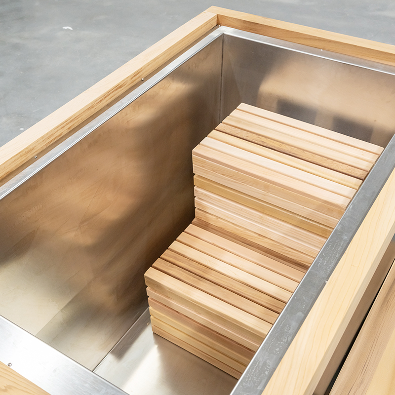 Ванна для ледяных ванн с системой охлаждения и нагрева