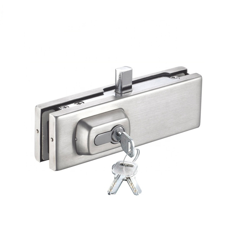 Tempered Glass Door Stainless Steel Lock Patch Fitting