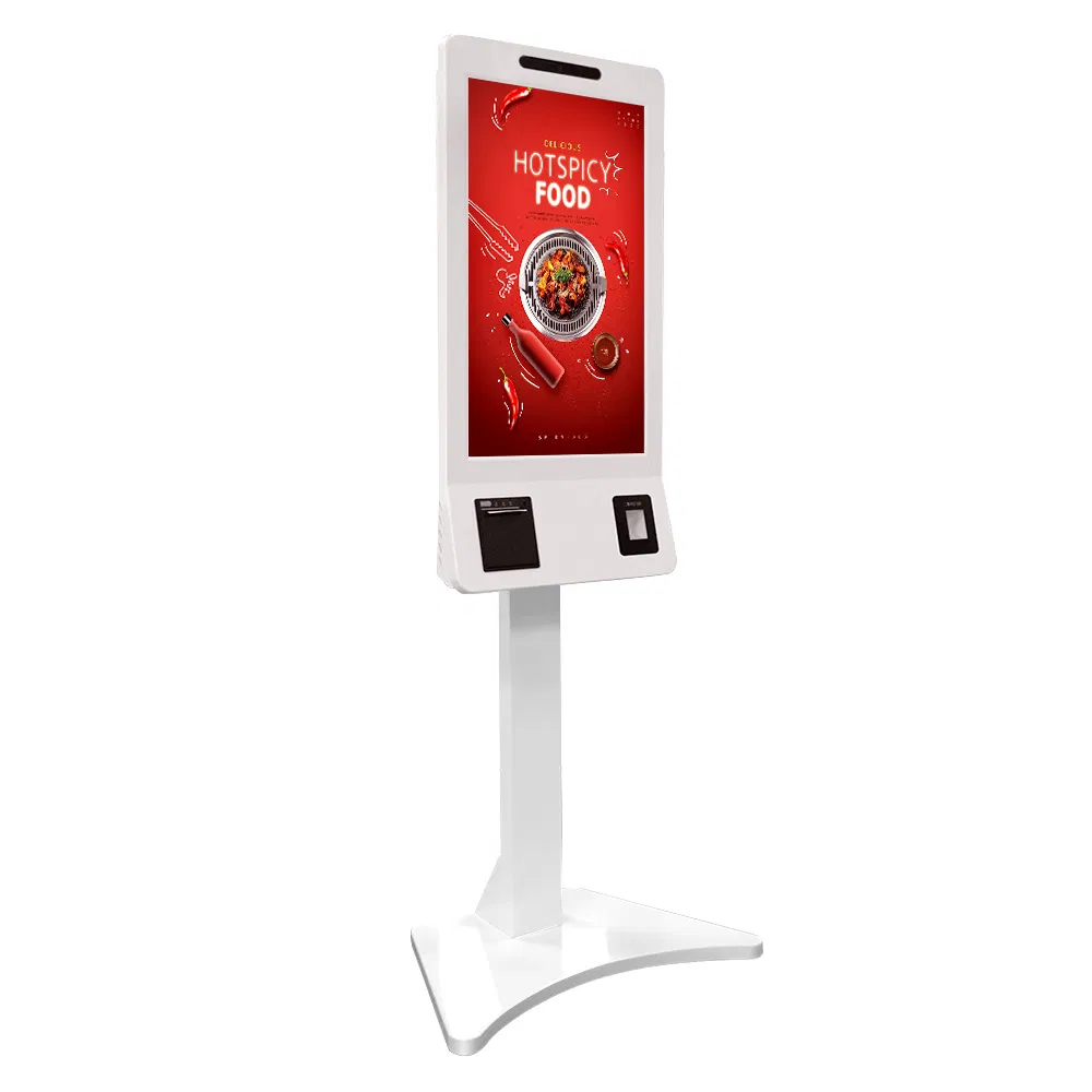 Automatic Interactive Self Service Payment Kiosk with Receipt Printer, Barcode Scanner