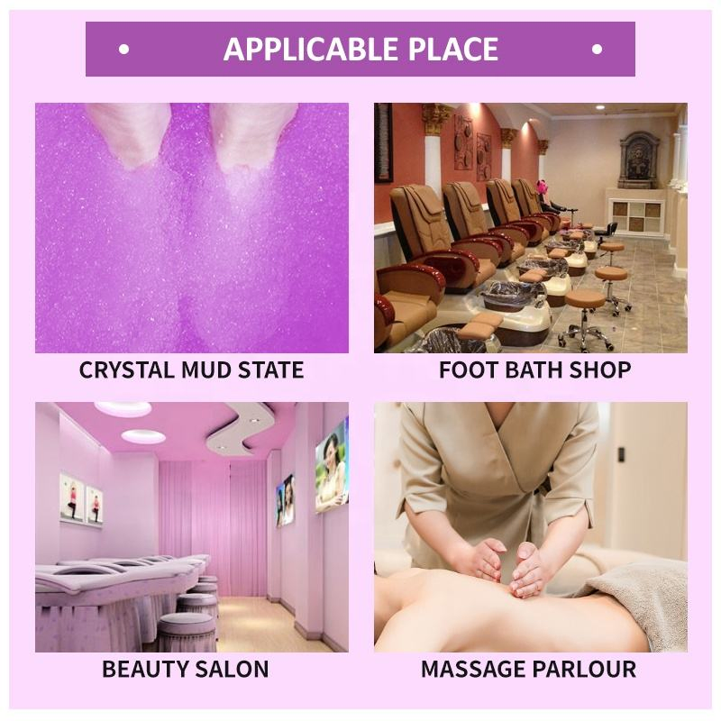 Aixin Cosmetics Foot Care Crystal Jelly Foot SPA Exfoliating Moisturizing Foot Bath Salt Lavender Foot Mask