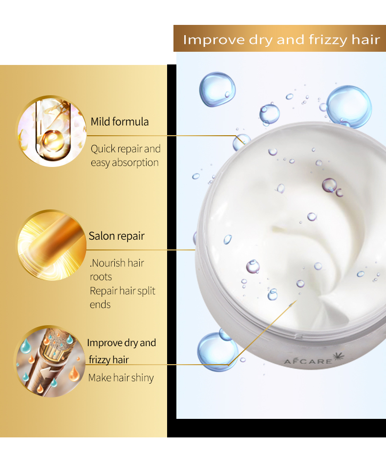 Smooth Curly Hair Lavender Hair Mask Anti-Dry Balance Oil