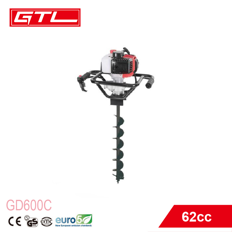 62cc Post Hole Digger Gasoline Ground Hole Drill Earth Auger (GD600C)