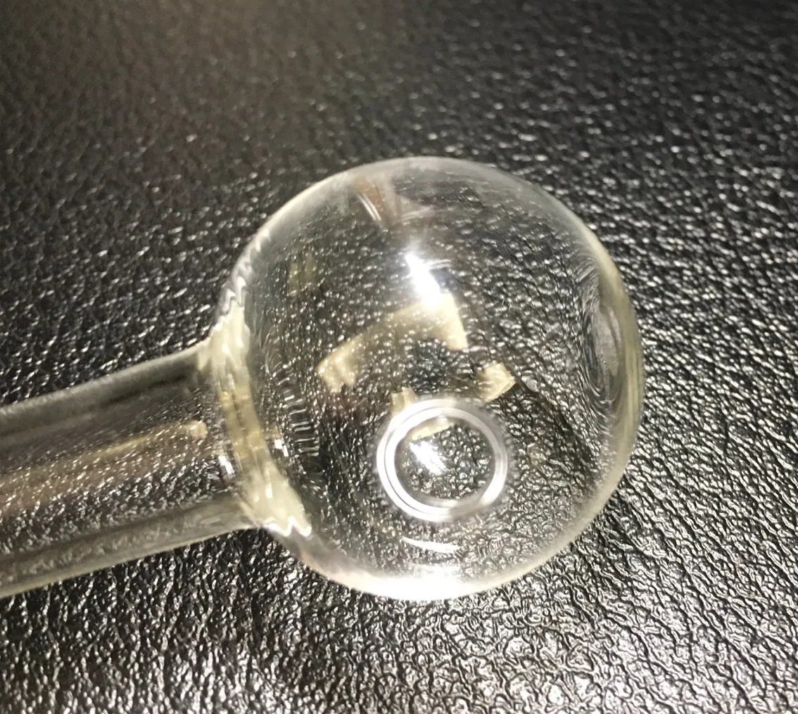 4 Inch Clear Glass Pipe Oil Burner Smoking Pipe