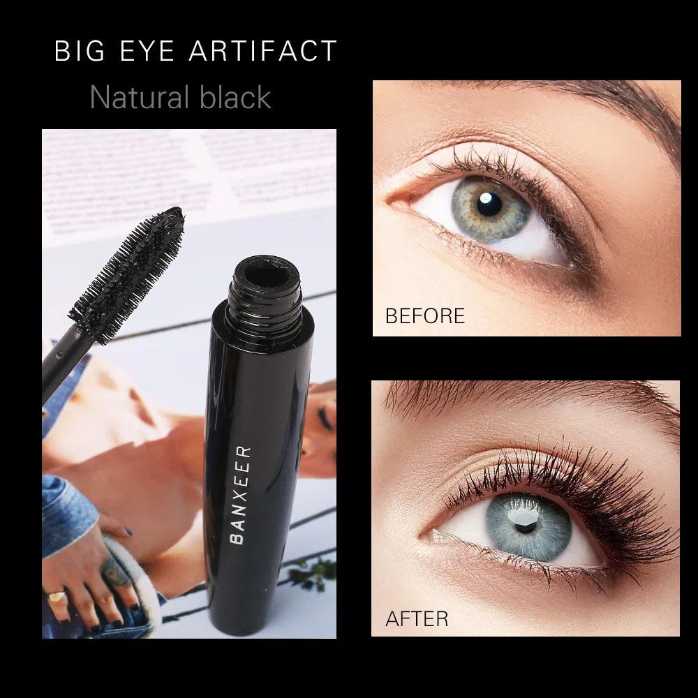 Otwo37 Mascara Styling Thick Long-Lasting Waterproof Non-Smudge Volumizing Curl Fibers Mascara