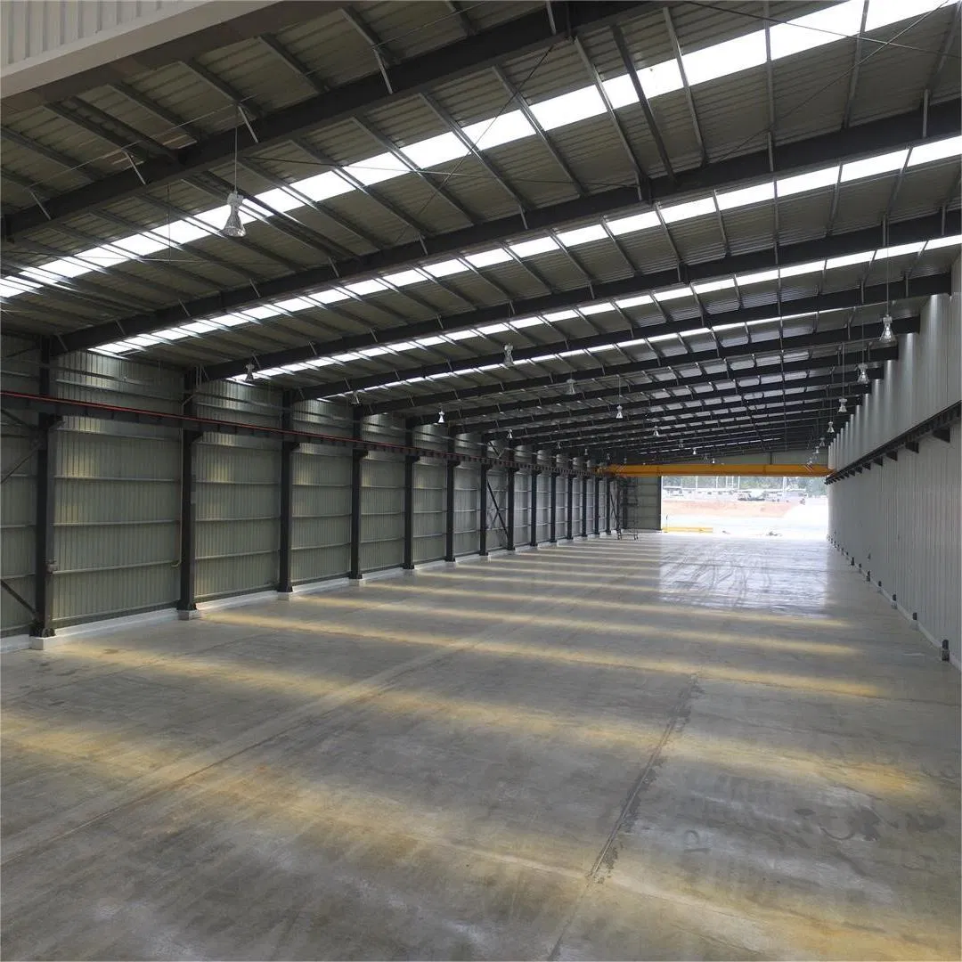 Modern Stable Long Span Industrial Steel Structure Large Warehouse with Insulation