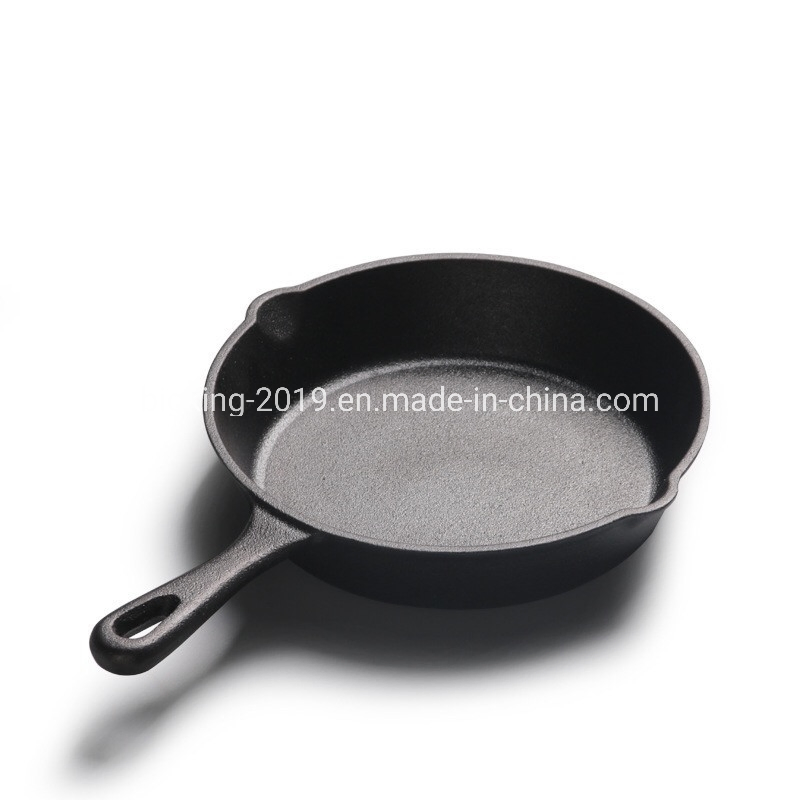 Pre Seasoned Cast Iron Fryer Pan for Steak