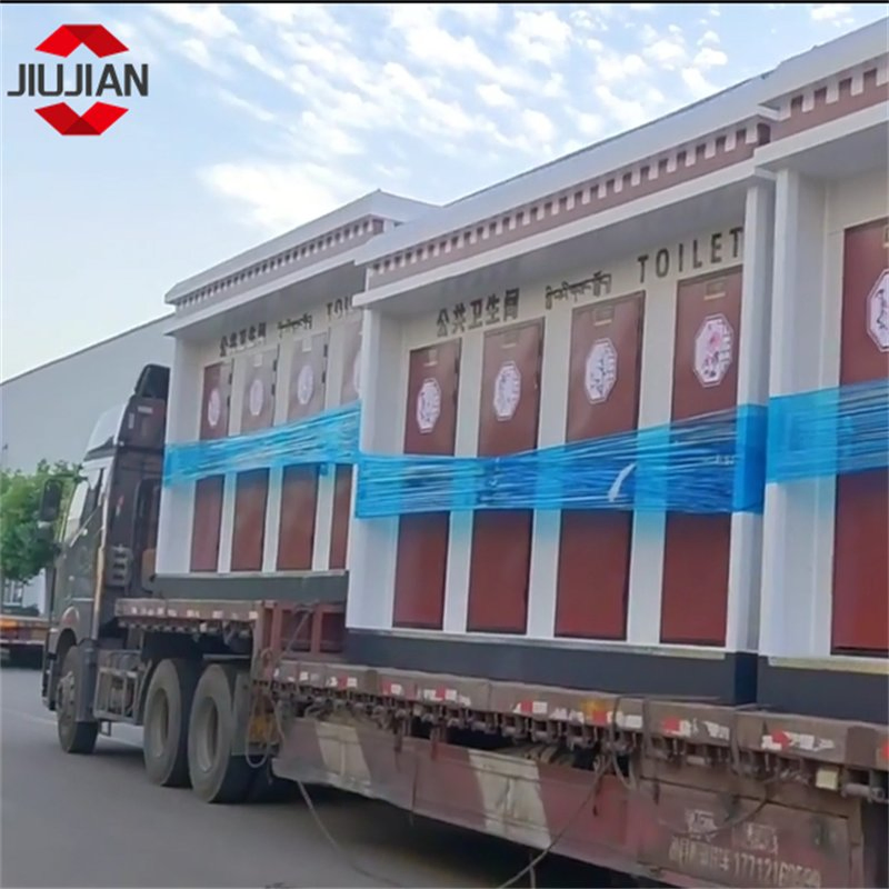 Modern Customized Public Mobile Multiple Container Portable Toilet for Scenic Spot