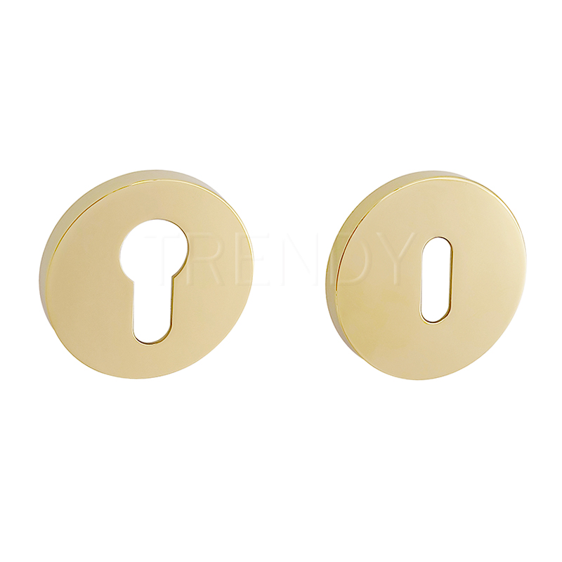 Wenzhou Factory PVD Gold Handle Hardware Interior Wooden Door Lock Zinc Alloy Lever Door Handles (Z6240-ZR33)