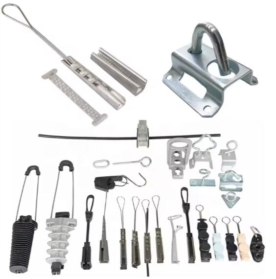 Stainless Steel Anchor Clamp Suspension Clam Preliable Flat Cable Clamps