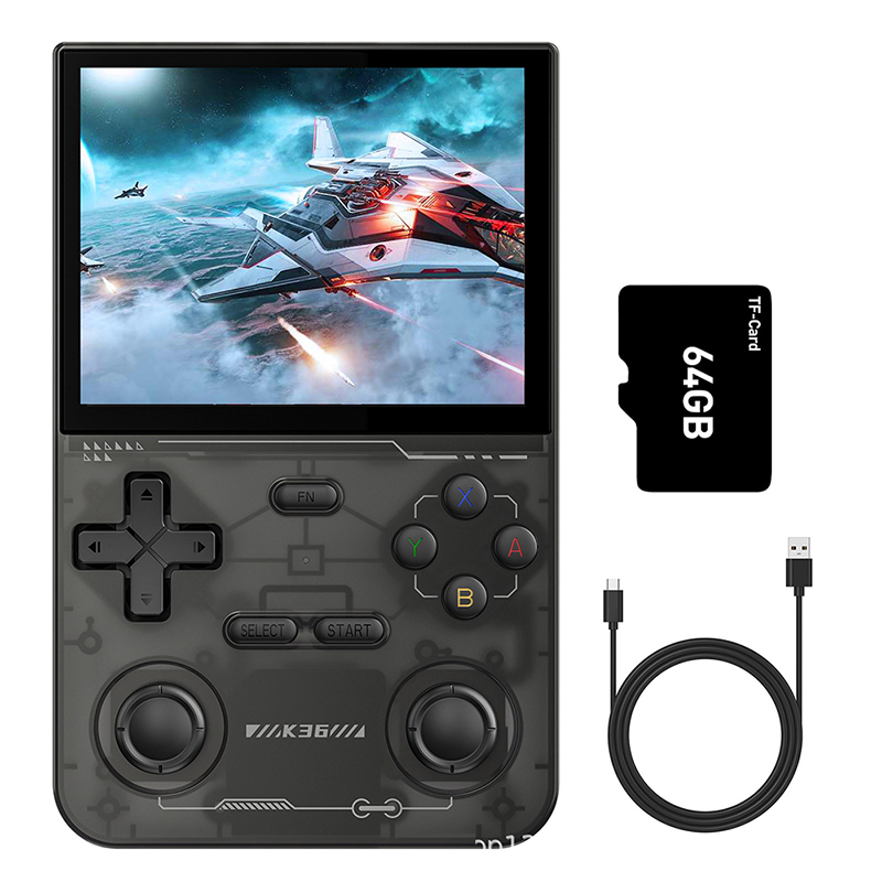 Портативная игровая консоль K36 Retro Mini с 64GB памяти